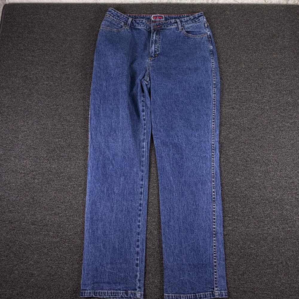 Wrangler Jeans Womens 15/16x32 18MWZSW Blue Straight Leg EUC